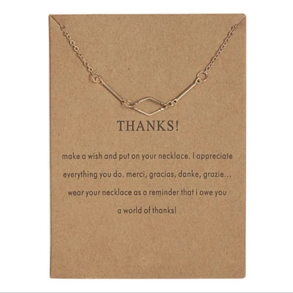 NEW Thanks Necklace - Picture 4 of 4